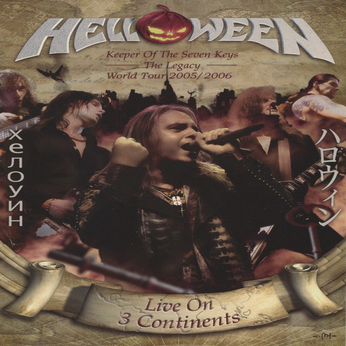 Helloween - Live On 3 Continents (2xDVD-V PAL) - NEW