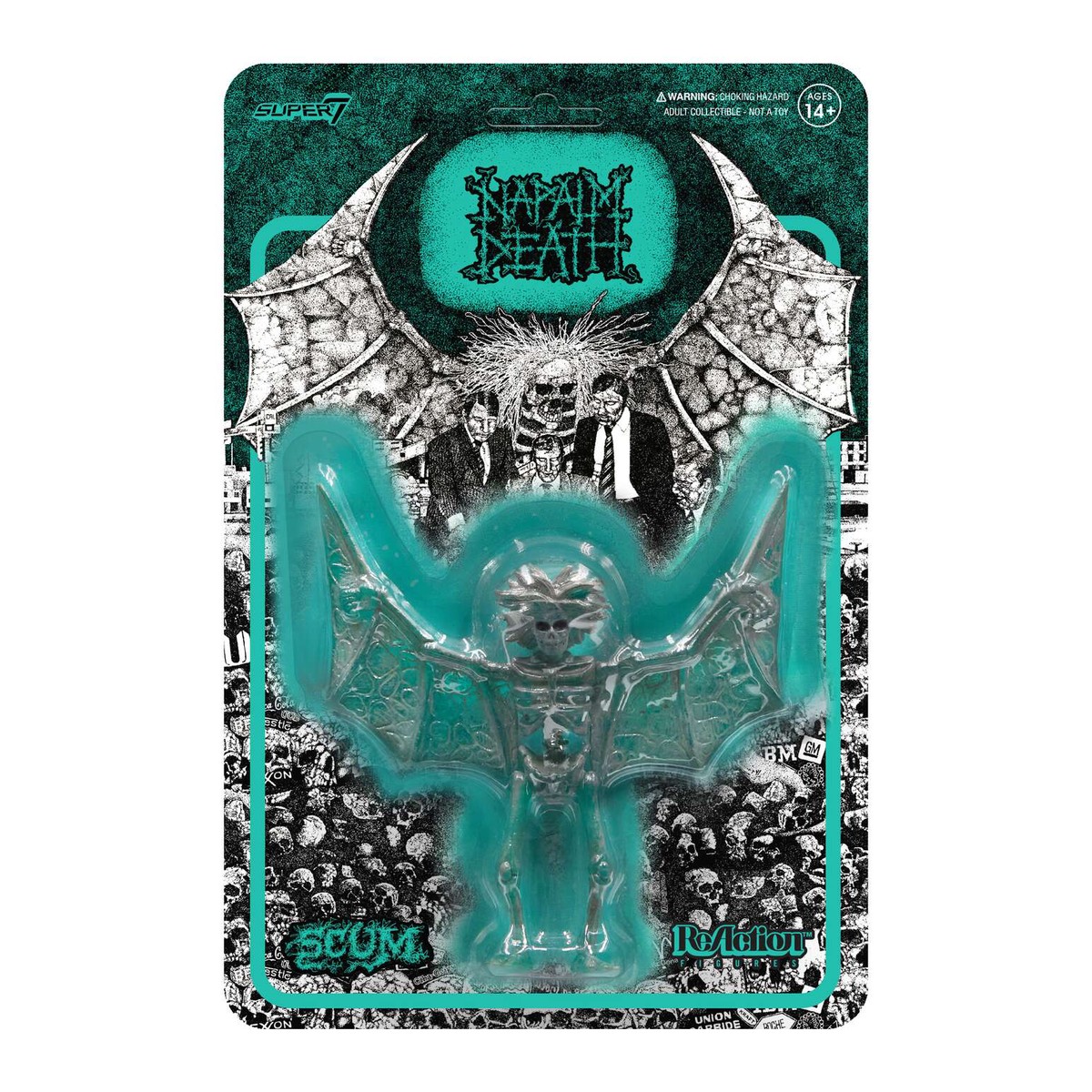NAPALM DEATH - Napalm Death Reaction Figure - Scum Demon Aquamarine