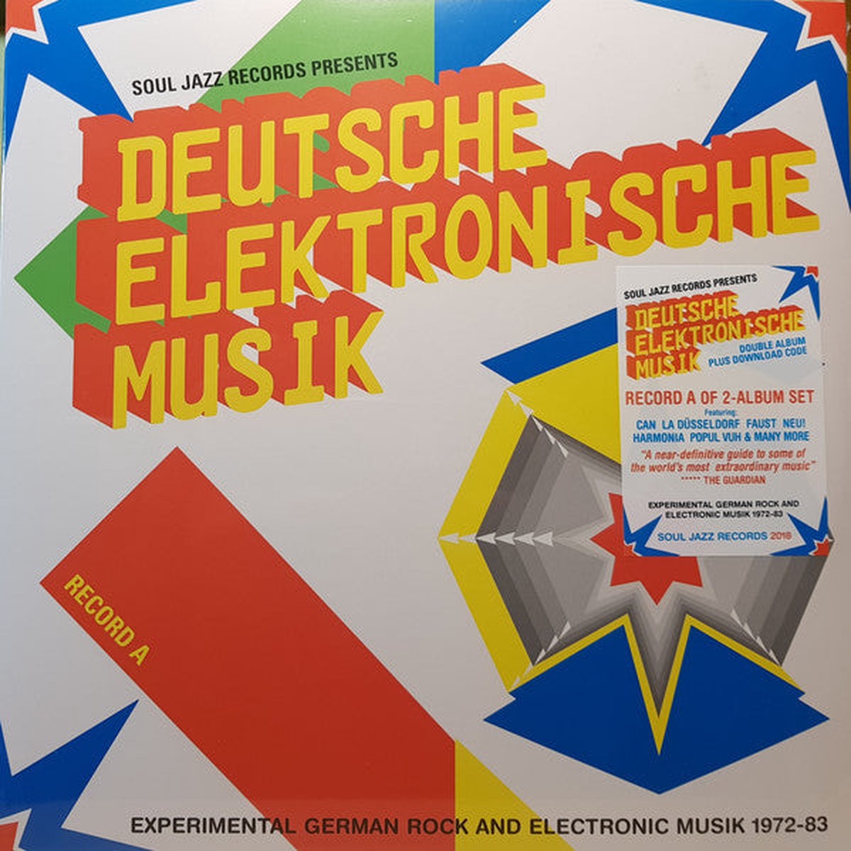Various - Deutsche Elektronische Musik (Experimental German Rock And Electronic Musik 1972-83) (Record A) (2xLP Comp RE) - NEW