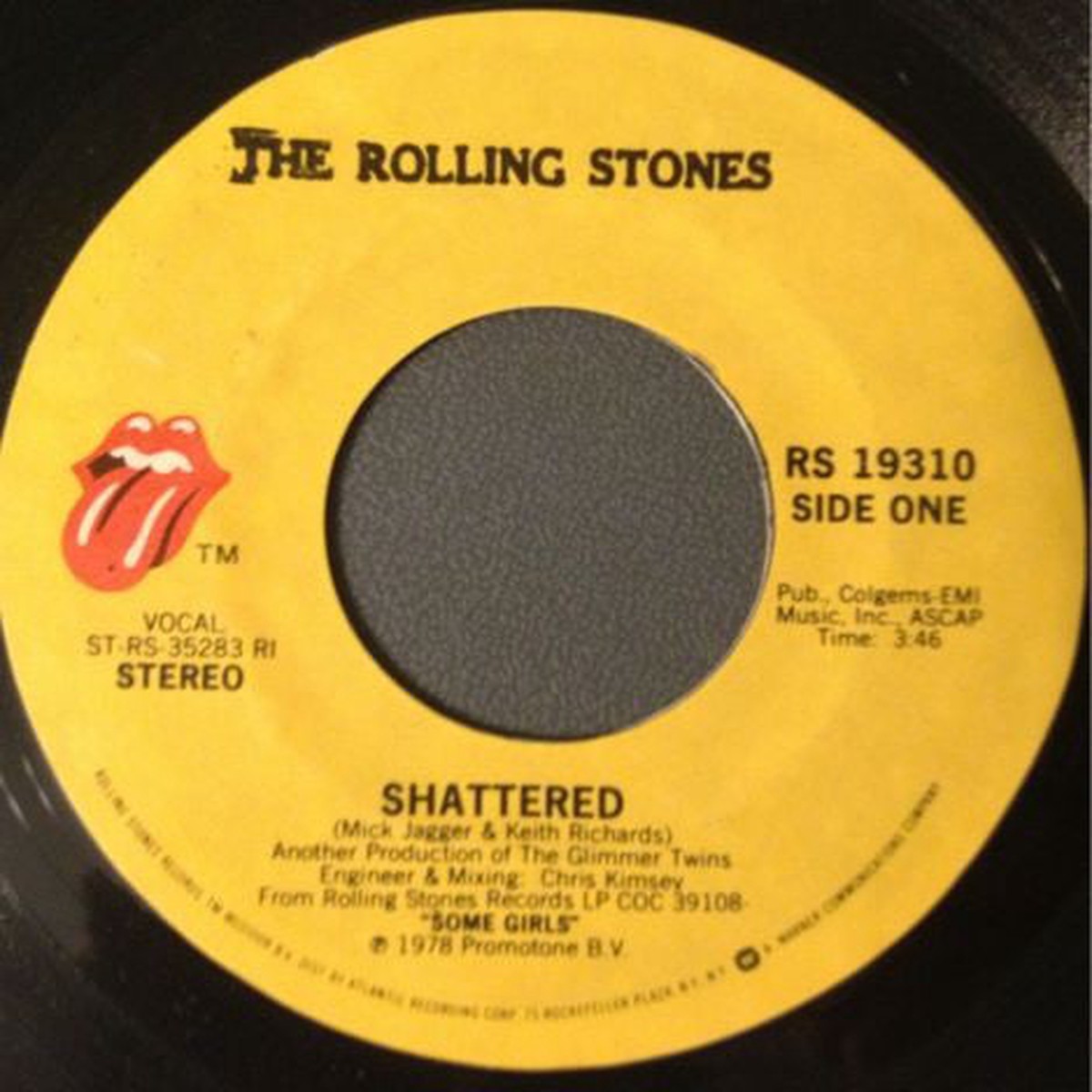 The Rolling Stones - Shattered (7 Single RE) - USED