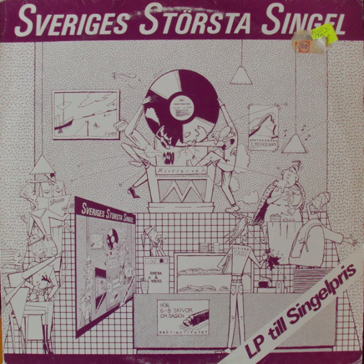 Various - Sveriges Strsta Singel (LP Comp) - USED