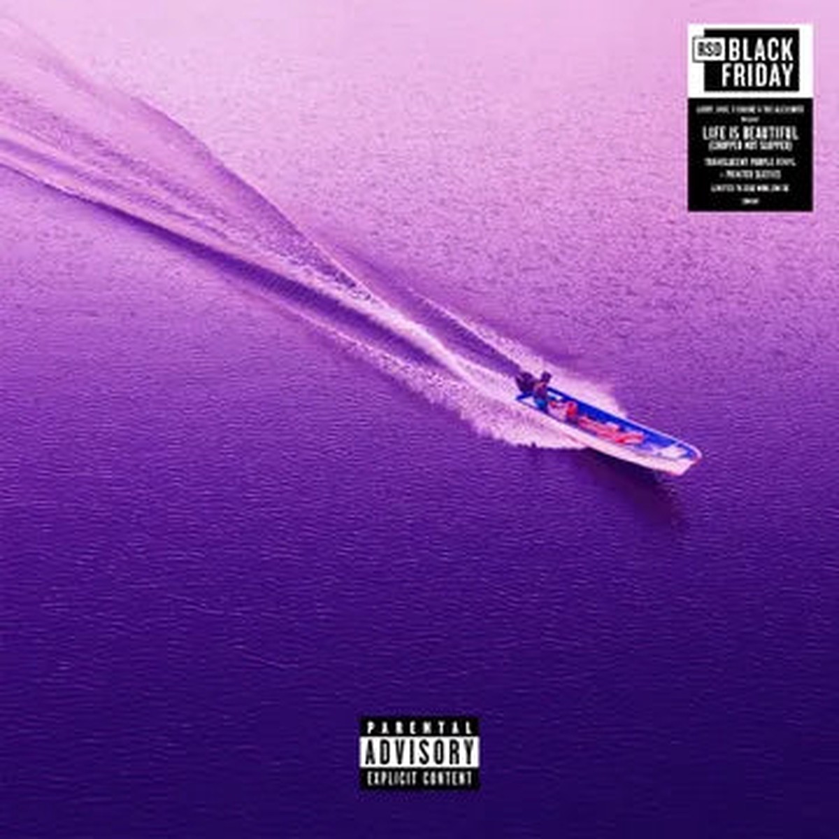 Larry June 2 Chainz The Alchemsit - Life Is Beautiful (Chopped Not Slopped) Translucent Purple Vinyl