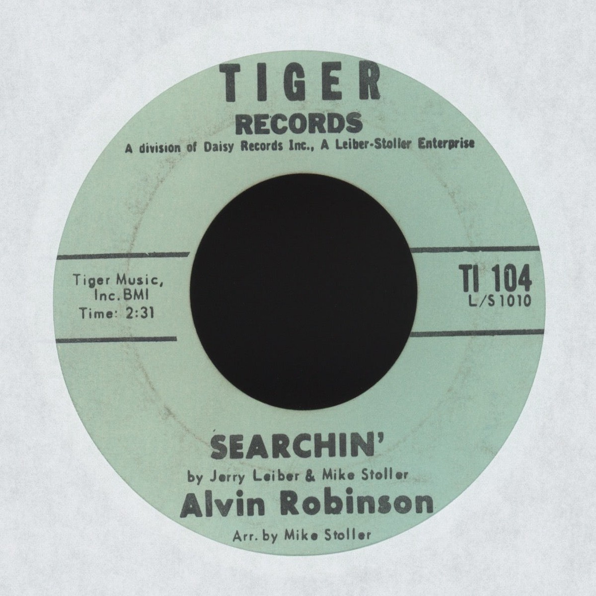 Alvin Robinson - Searchin on Tiger RB 45