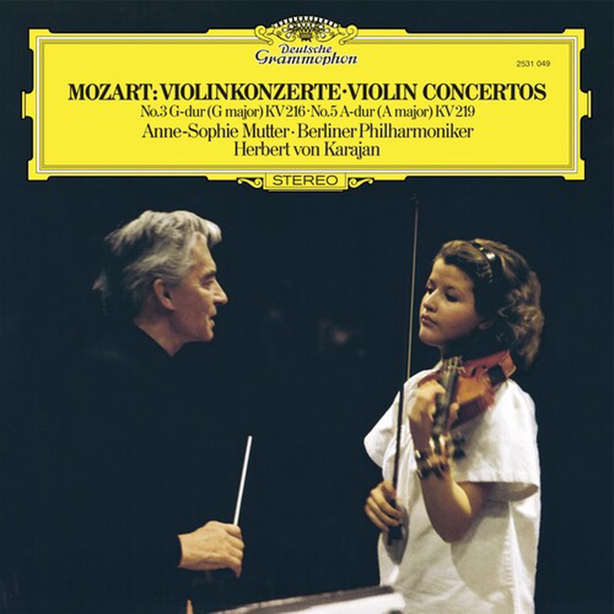 Anne-Sophie Mutter Berliner Philharmoniker Herbert von Karajan - Mozart Violin Concertos Nos 3 5 Original Source Series