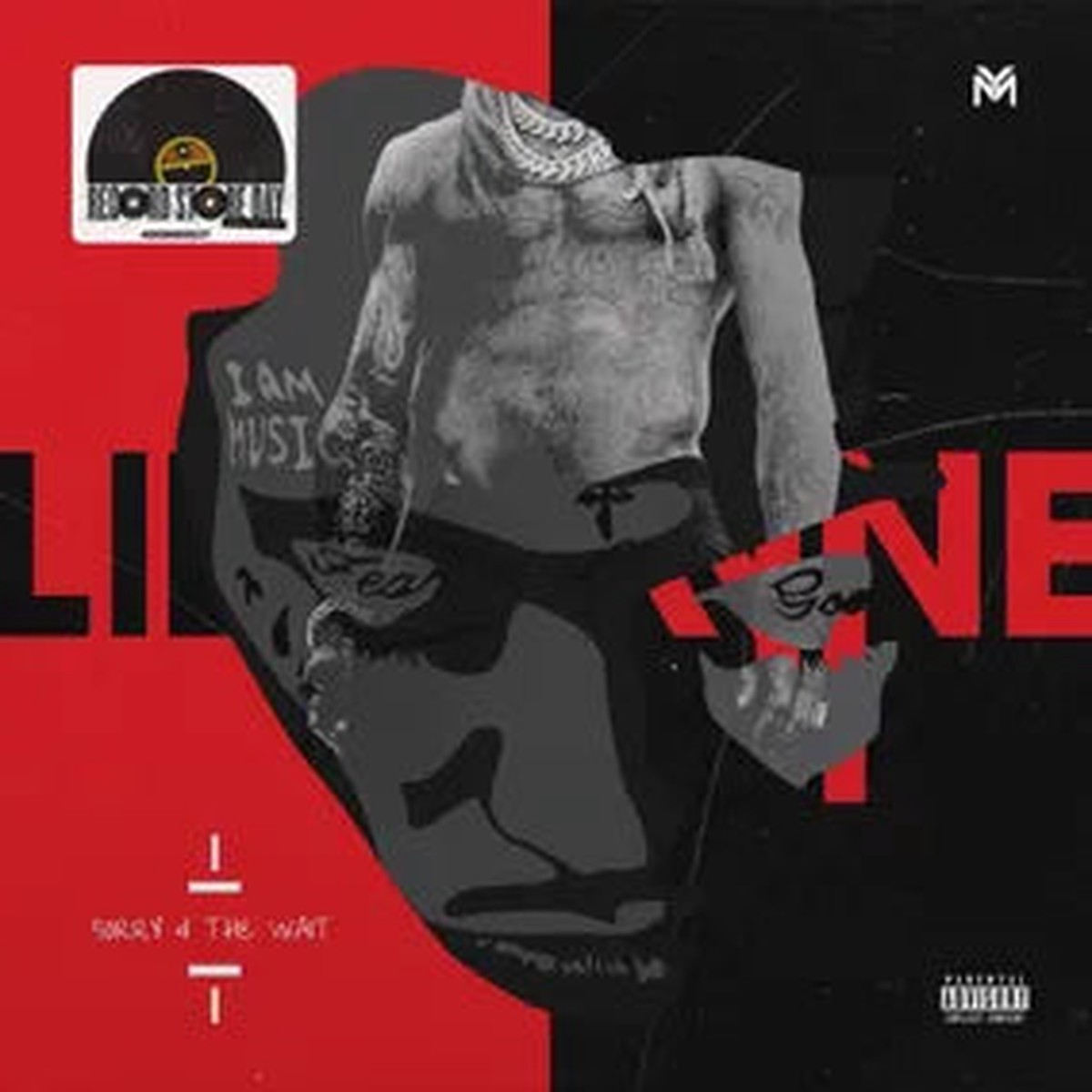 DAMAGED Lil Wayne - Sorry 4 The Wait Red Black Vinyl