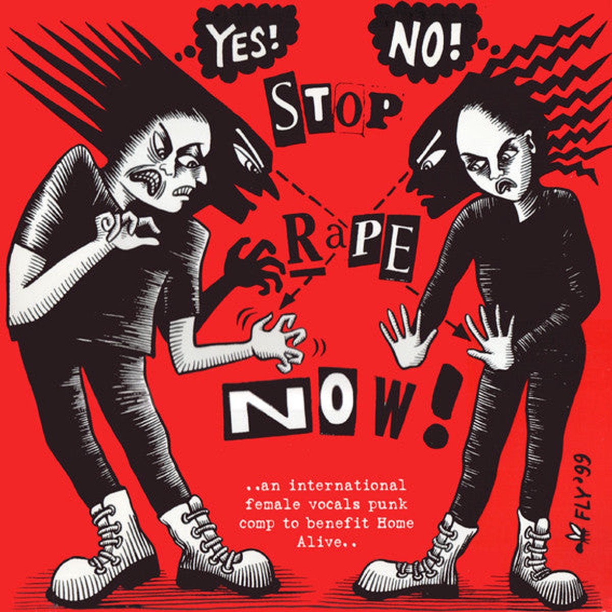Various - Stop Rape Now (LP Comp) - USED