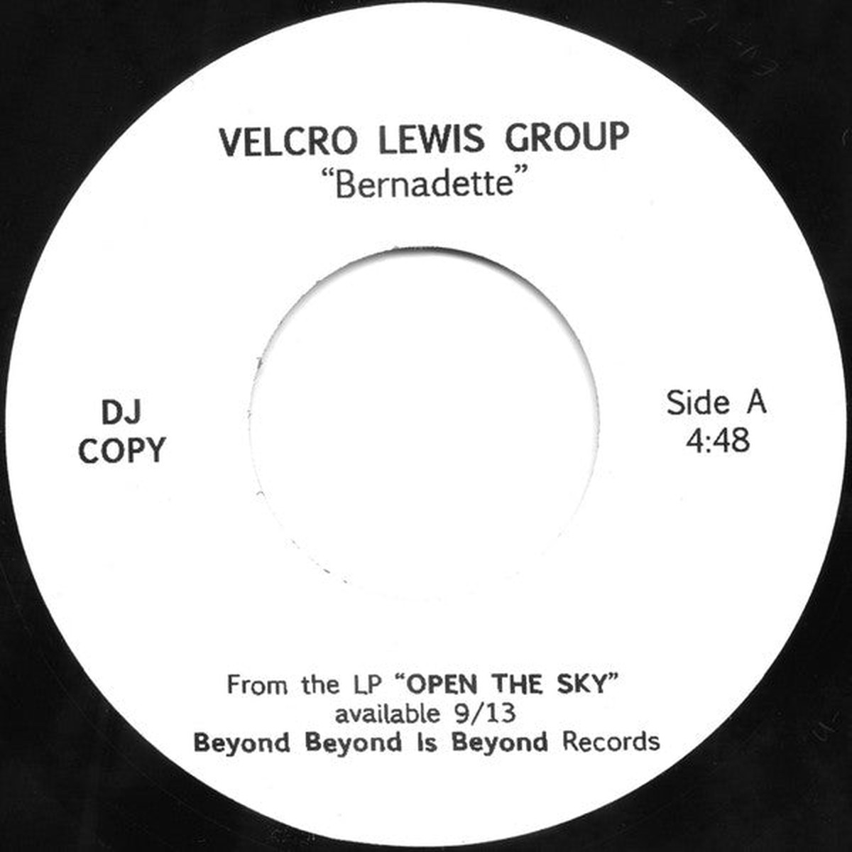 Velcro Lewis Group - Bernadette (7 Single Ltd Promo) - USED