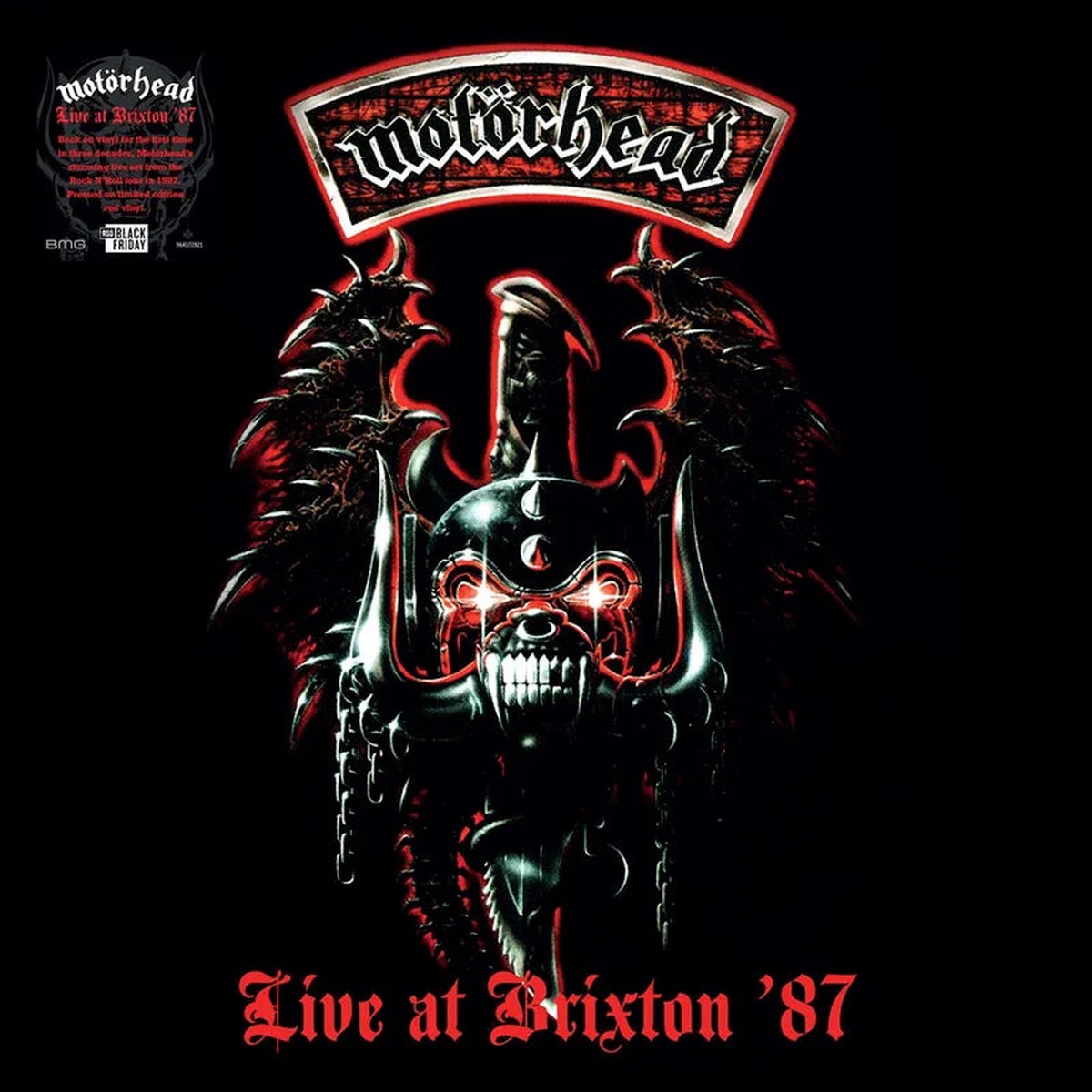Motrhead - Live At Brixton 87 Red Vinyl