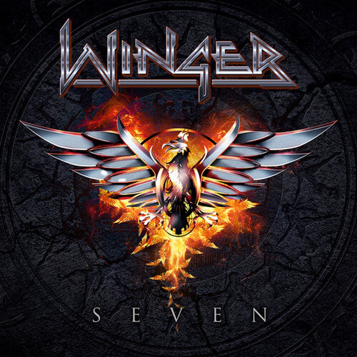 Winger - Seven Orange Marble Vinyl