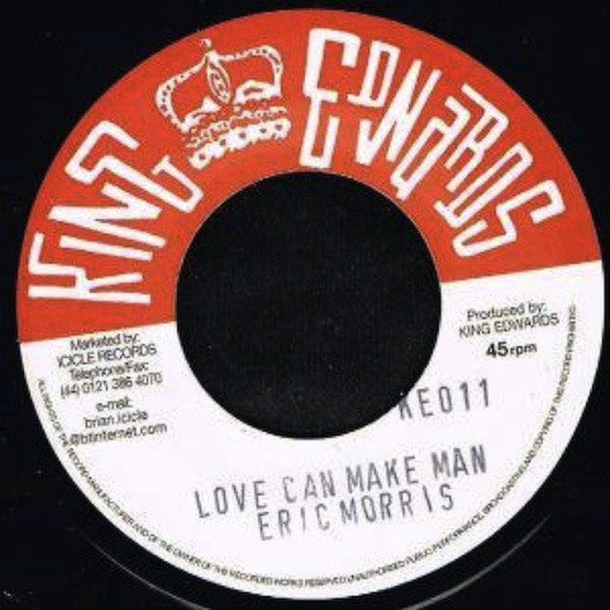 The Skatalites Eric Morris - Man About Town Love Can Make A Man (7 Single RE) - USED