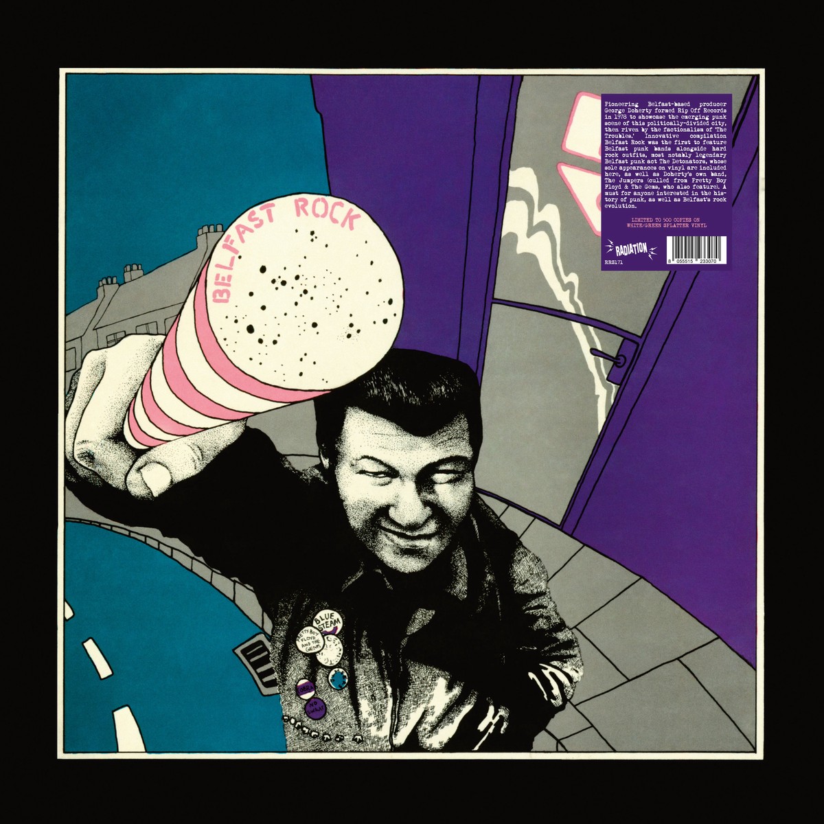 Various Belfast Rock (LP Album RE SPLATTER ltd) - NEW