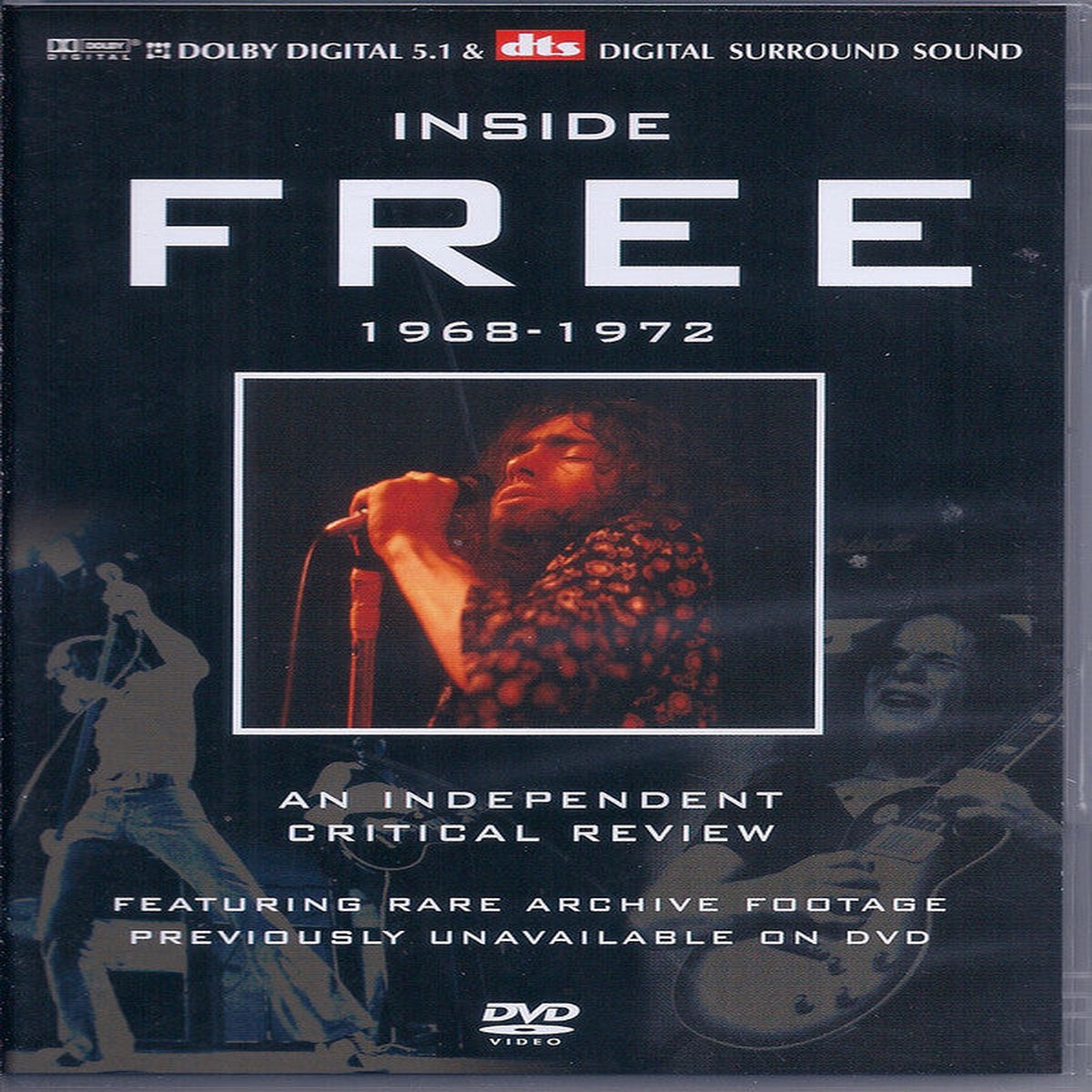 Free - Inside Free 1968-1972 - An Independent Critical Review (DVD-V Unofficial PAL) - USED