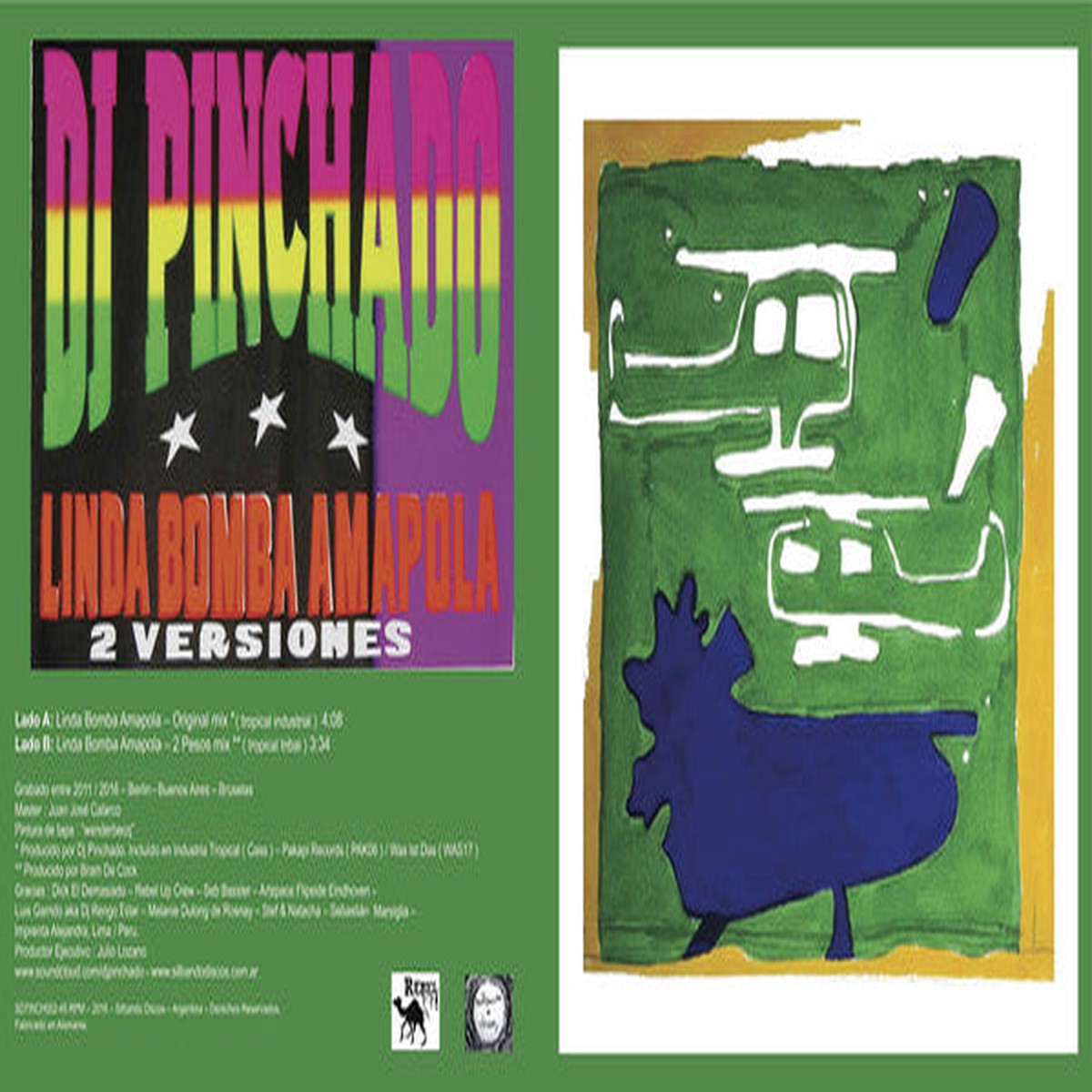 Dj Pinchado - Linda Bomba Amapola (7 Single) - NEW