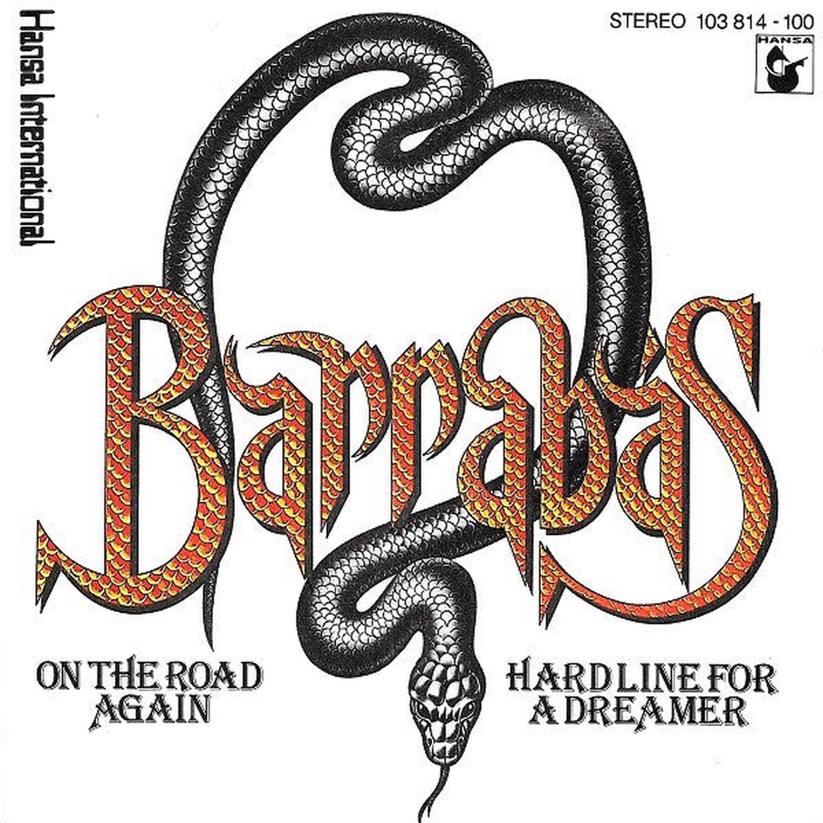 Barrabas - On The Road Again Hard Line For A Dreamer (7 Single) - USED
