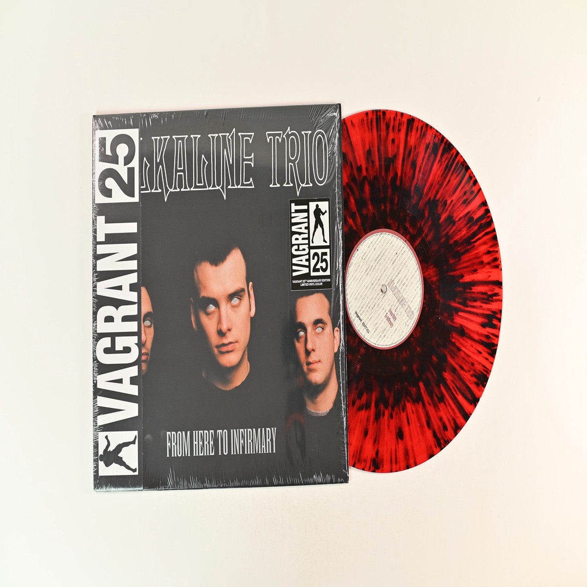 Alkaline Trio - From Here To Infirmary on Vagrant RSD 2021 Ltd Red With Black Splatter Reissue