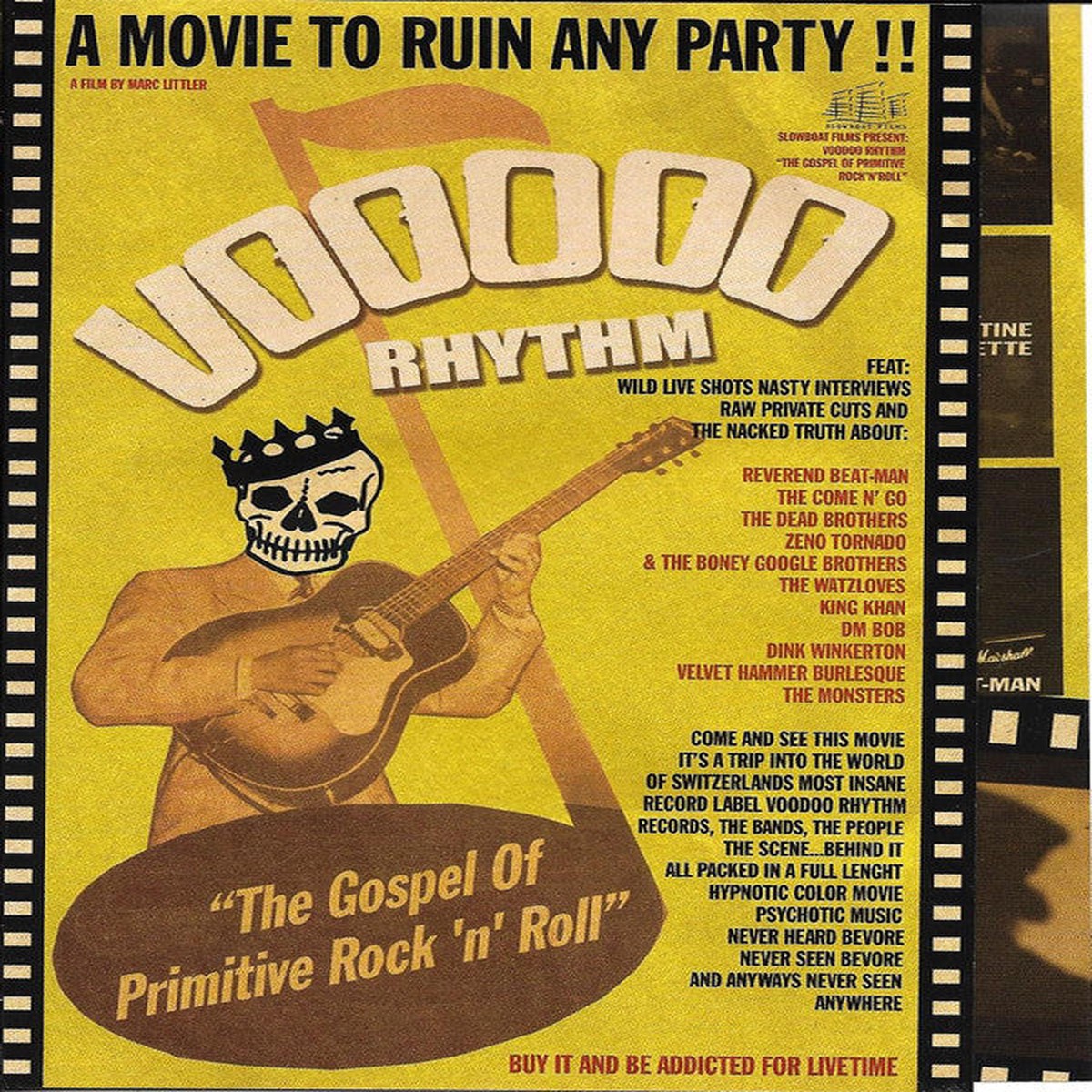 Various - Voodoo Rhythm The Gospel Of Primitive RockNRoll (DVD-V) - NEW