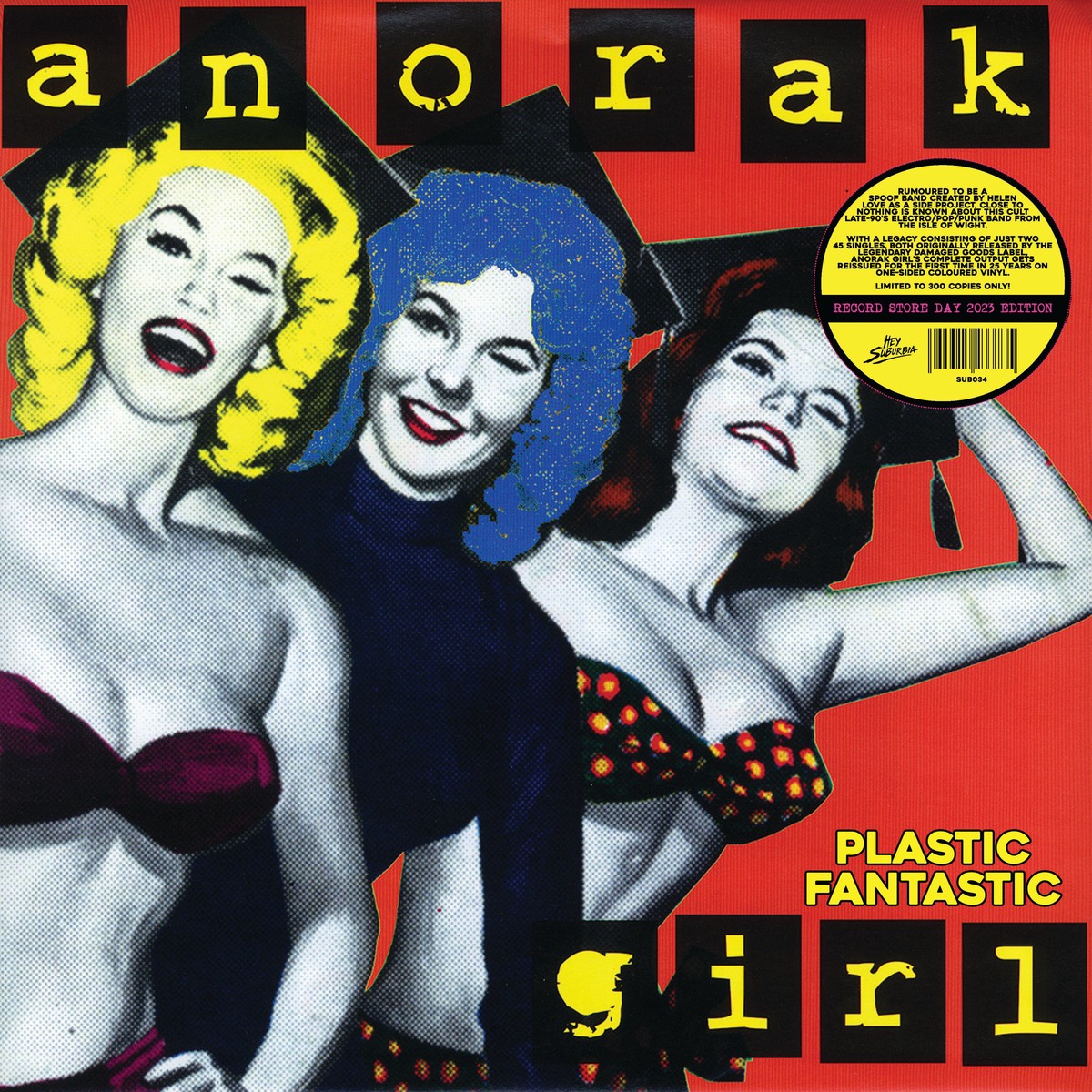 ANORAK GIRL - PLASTIC FANTASTIC (LP Album RE PINK ONE-SIDED RSD2023 LTD) - NEW