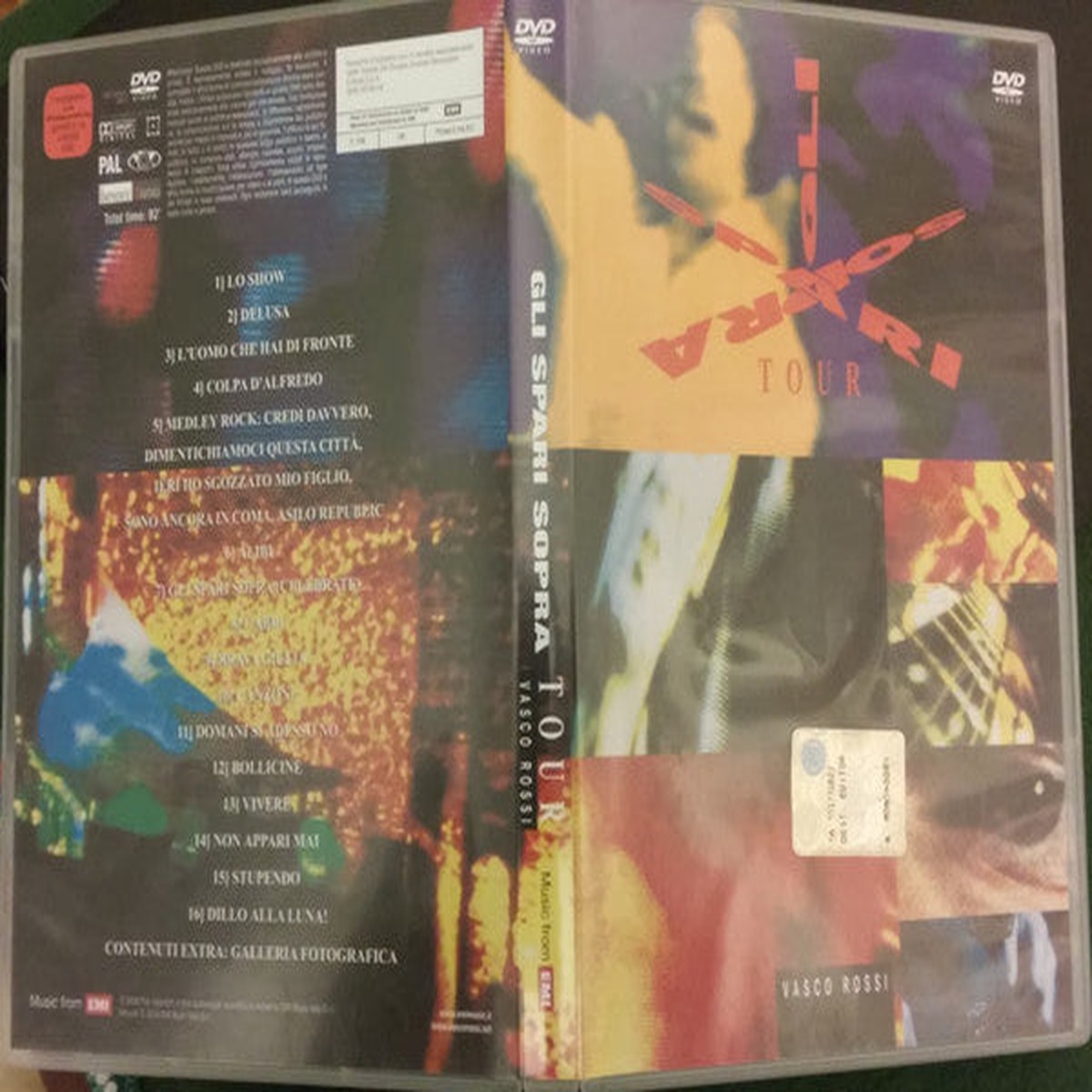 Vasco Rossi - Gli Spari Sopra Tour (DVD PAL) - USED