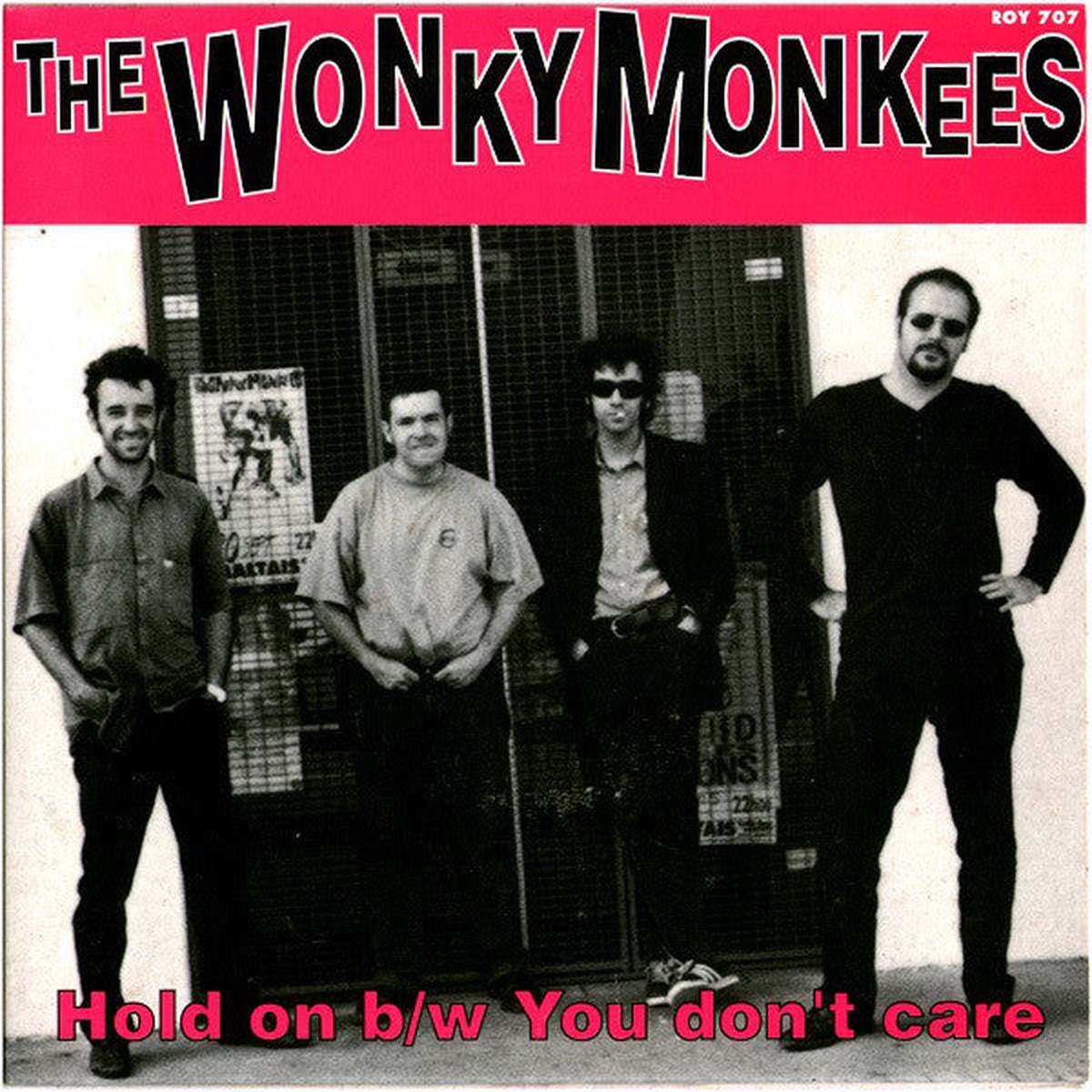 The Wonky Monkees - Hold On BW You Dont Care (7 Single) - USED