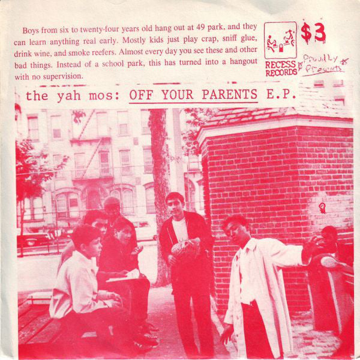 The Yah Mos - Off Your Parents EP (7 EP Gre) - USED