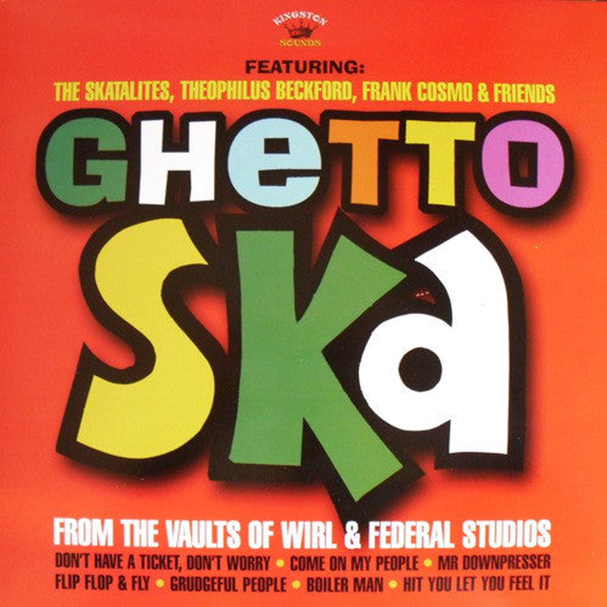 Various - Ghetto Ska - From The Vaults Of Wirl Federal Studios (LP Comp) - NEW