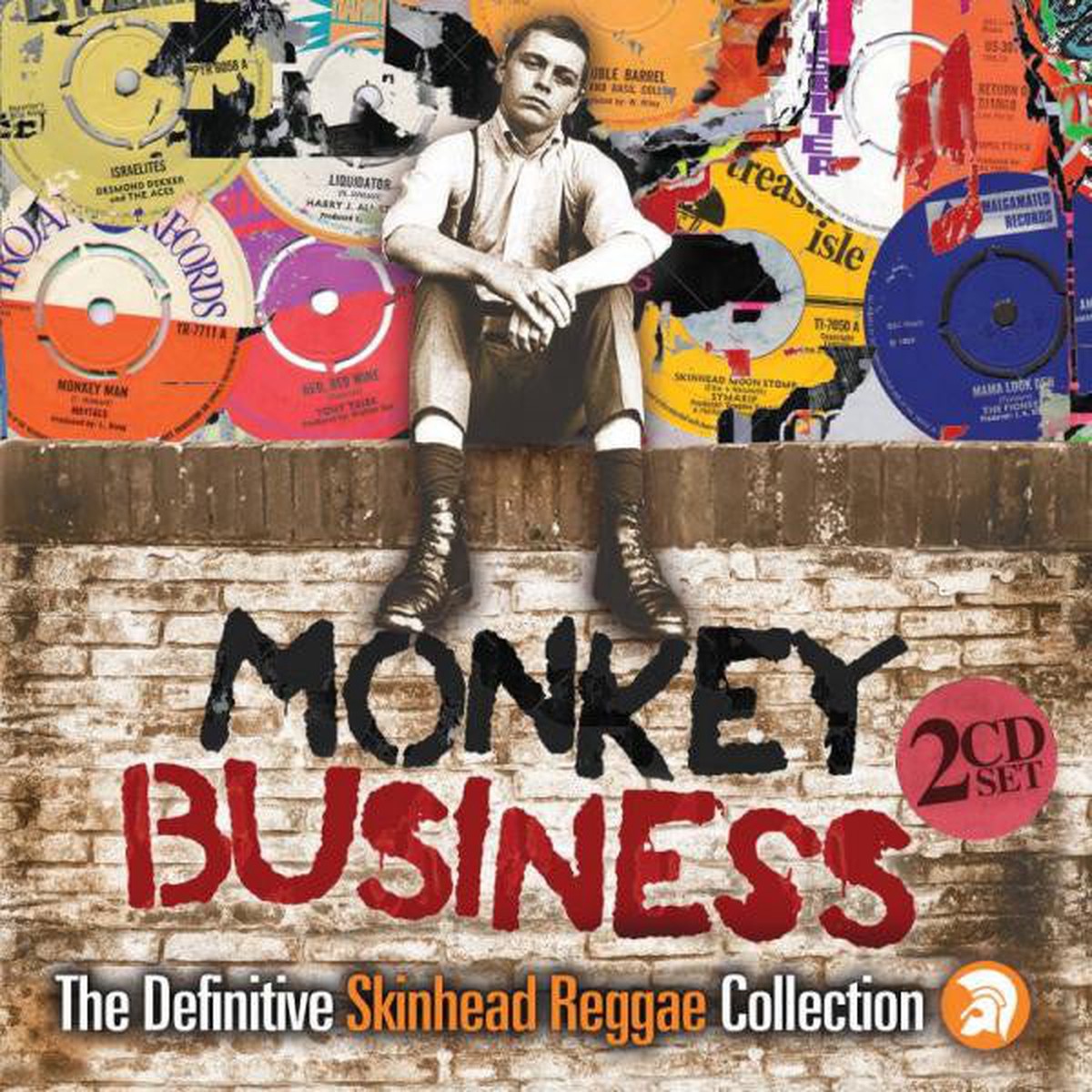Various - Monkey Business (The Definitive Skinhead Reggae Collection) (2xCD Comp RE) - NEW