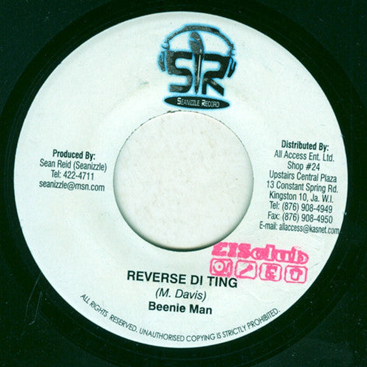 Beenie Man DAngel - Reverse Di Ting Mek Dem Whispa (7) - USED