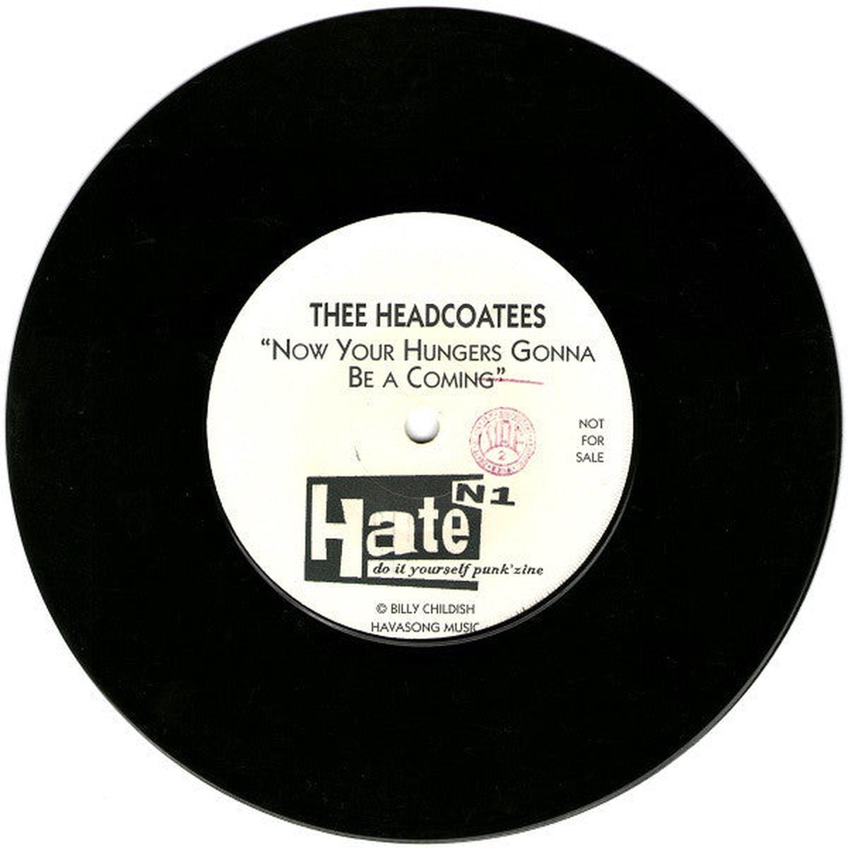 Thee Headcoatees Thee Headcoats With Thee Headcoatees - Now Your Hungers Gonna Be A Coming Full Blown Square (7 Ltd Promo) - USED