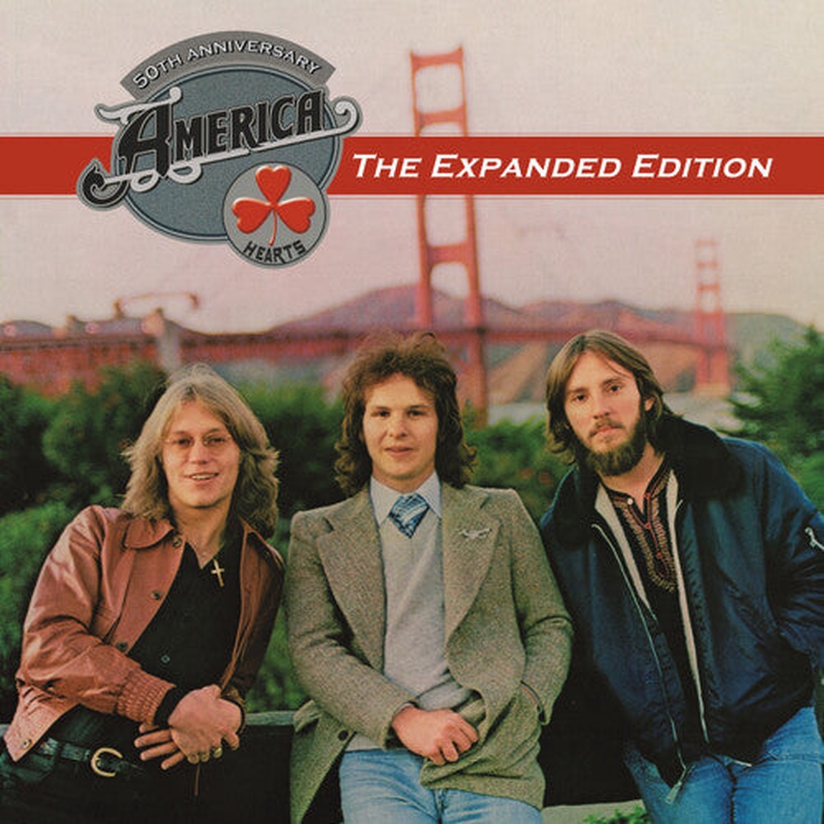America - Hearts (50th Anniversary) Translucent Red Vinyl Bonus Tracks
