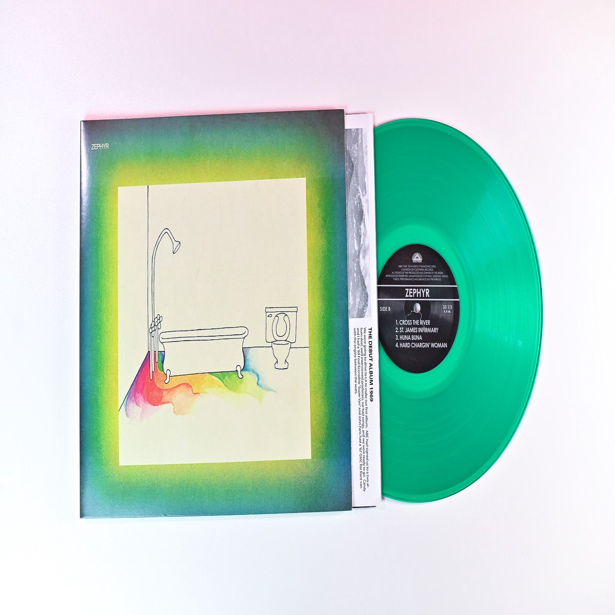 Zephyr - Zephyr on Purple Pyramid - Green Vinyl Reissue