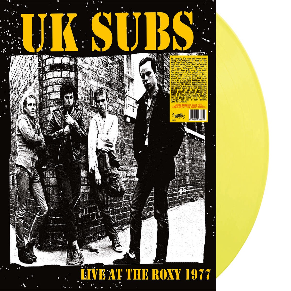 UK SUBS - LIVE AT THE ROXY (LP ALBUM COLOR LTD RSD2024 RE) - NEW