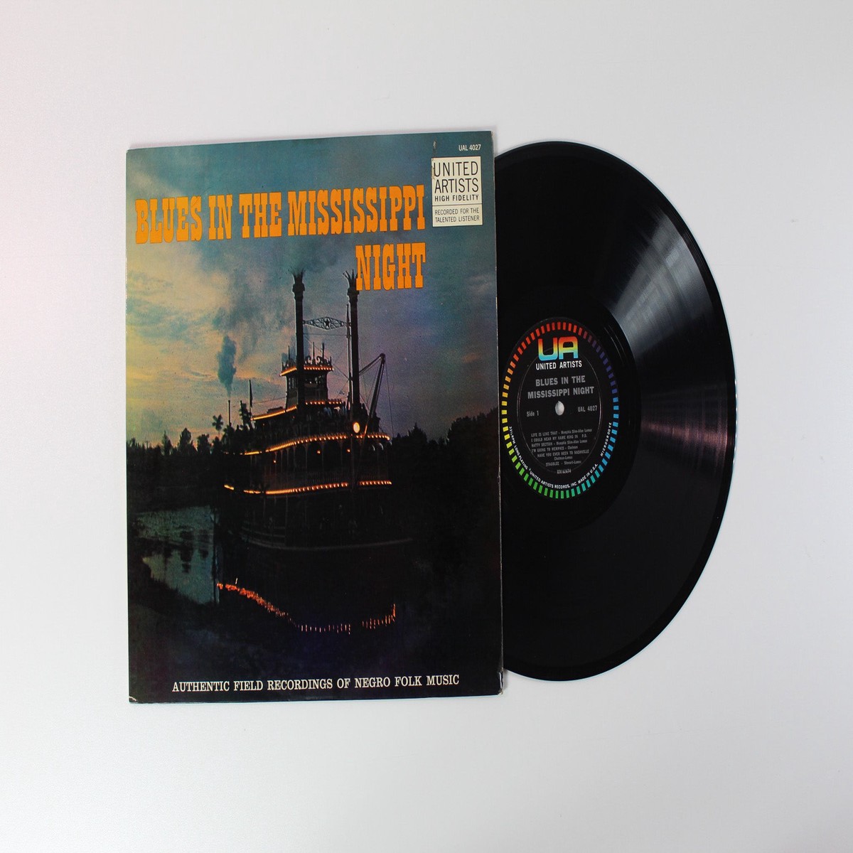 Alan Lomax - Blues In The Mississippi Night on United Artists Mono