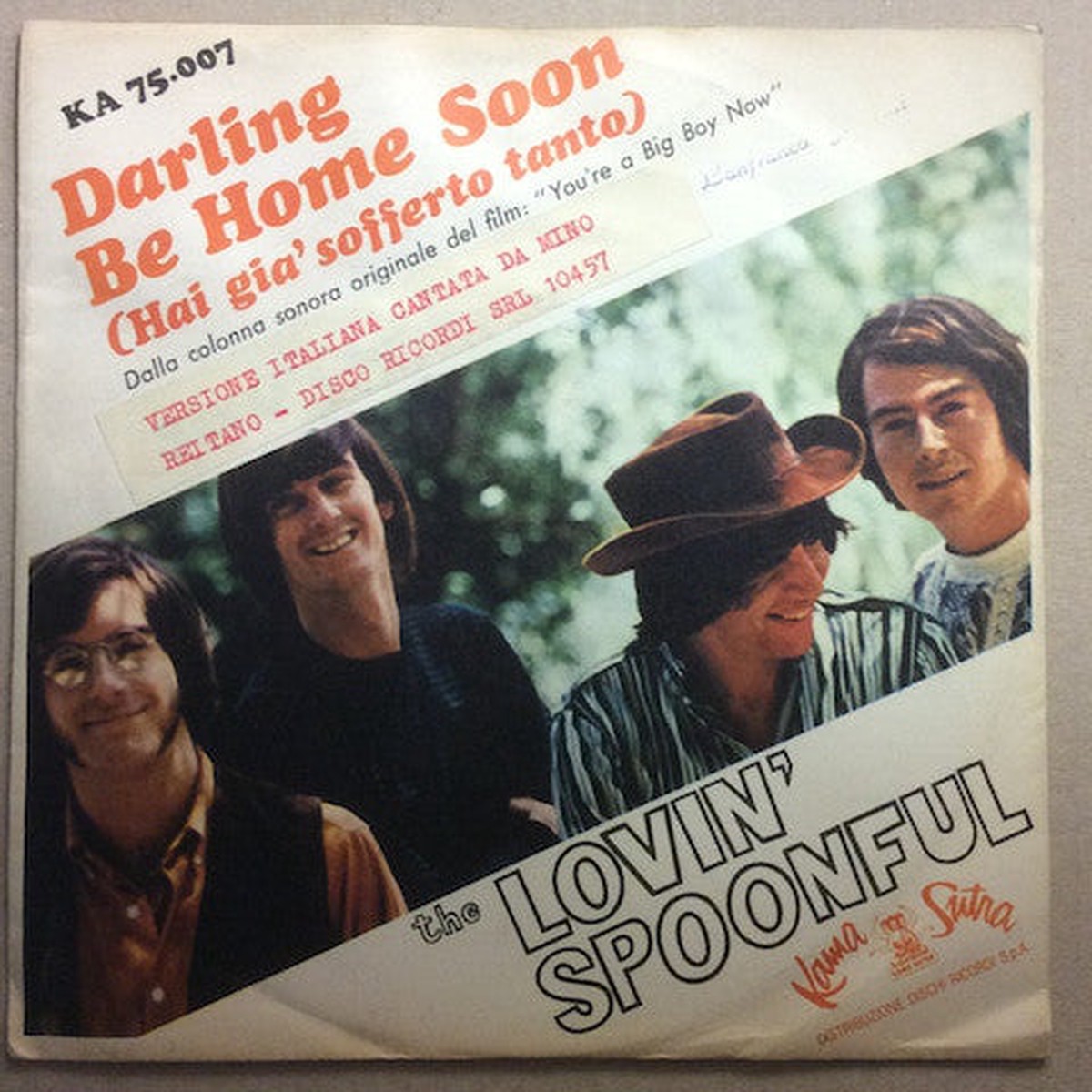 The Lovin Spoonful - Darling Be Home Soon (Hai Gi Sofferto Tanto) (7) - USED