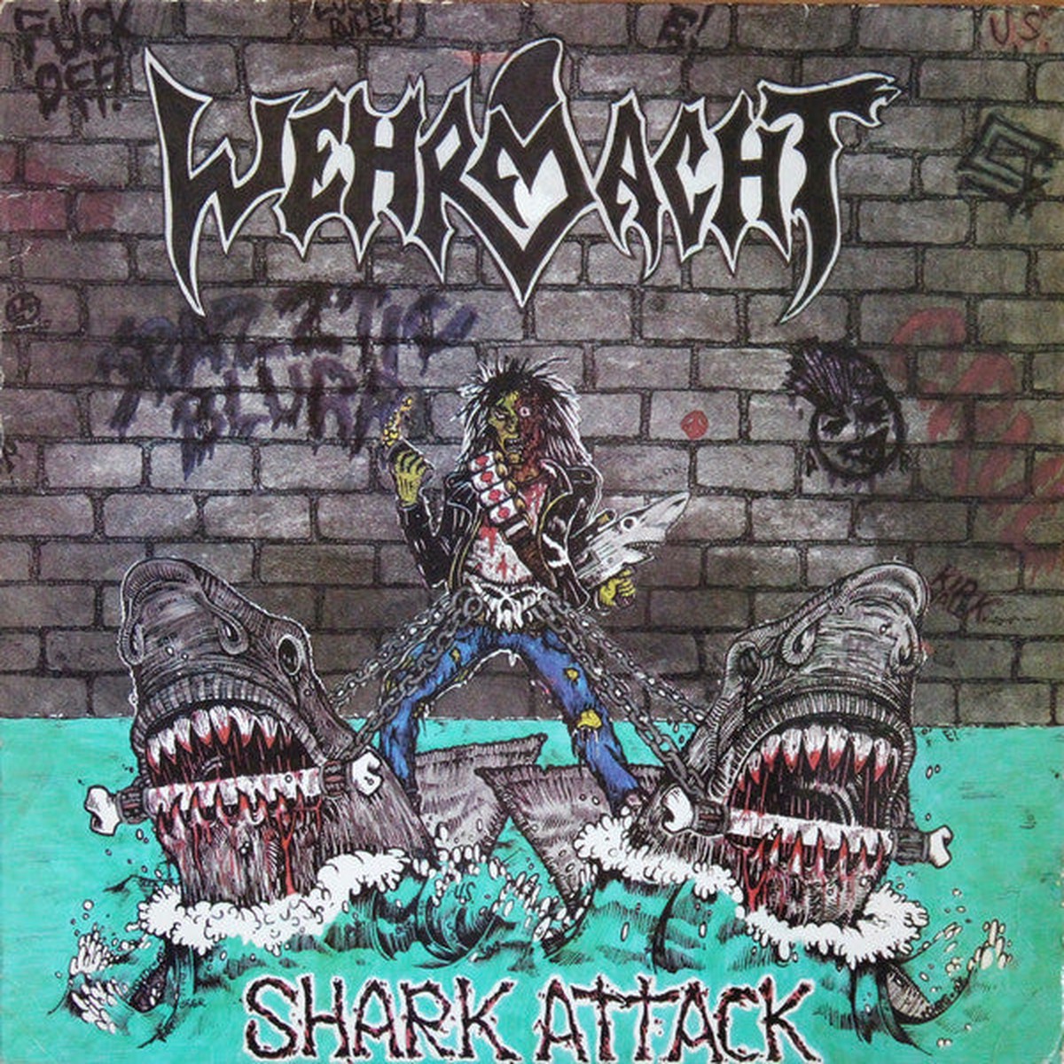 Wehrmacht - Shark Attack (LP Album) - USED