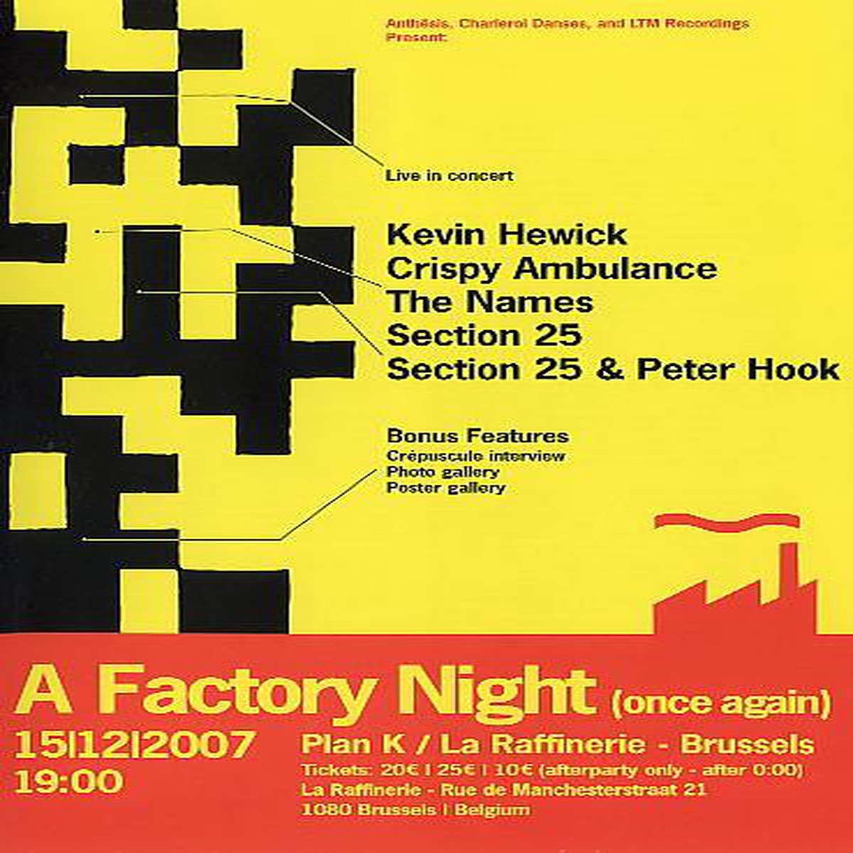 Various - A Factory Night (Once Again) (DVD-V NTSC Reg) - NEW