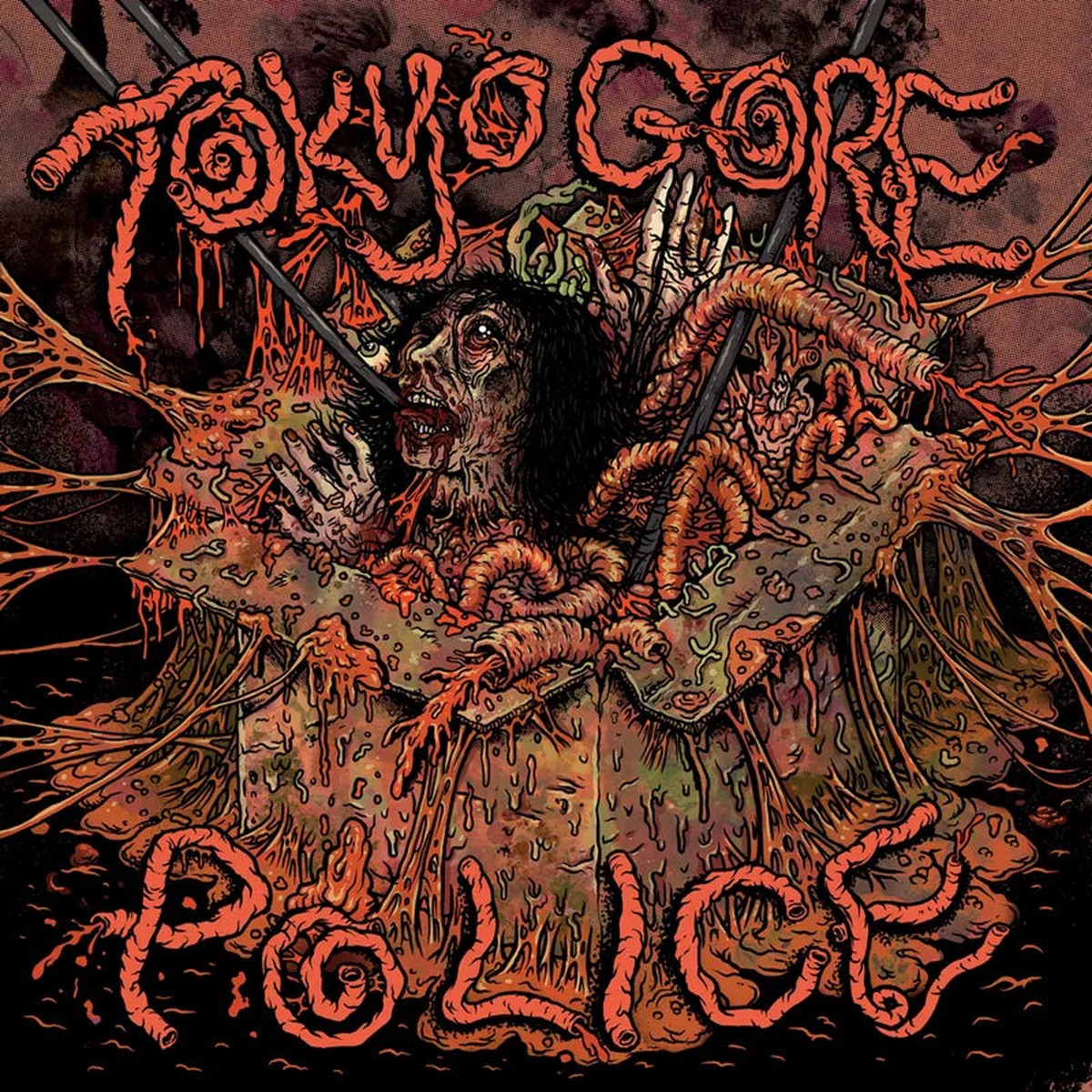 DAMAGED Koh Nakagawa - Tokyo Gore Police Blood Red Vinyl