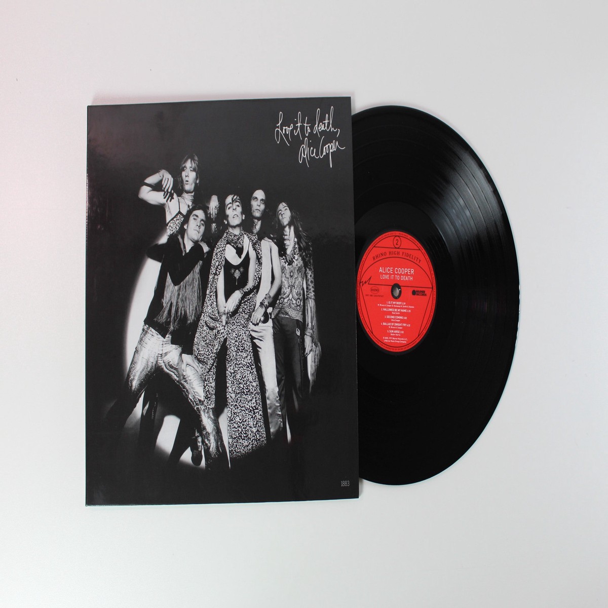 Alice Cooper - Love It To Death on Rhino Records Ltd Numbered 180 Gram Reissue