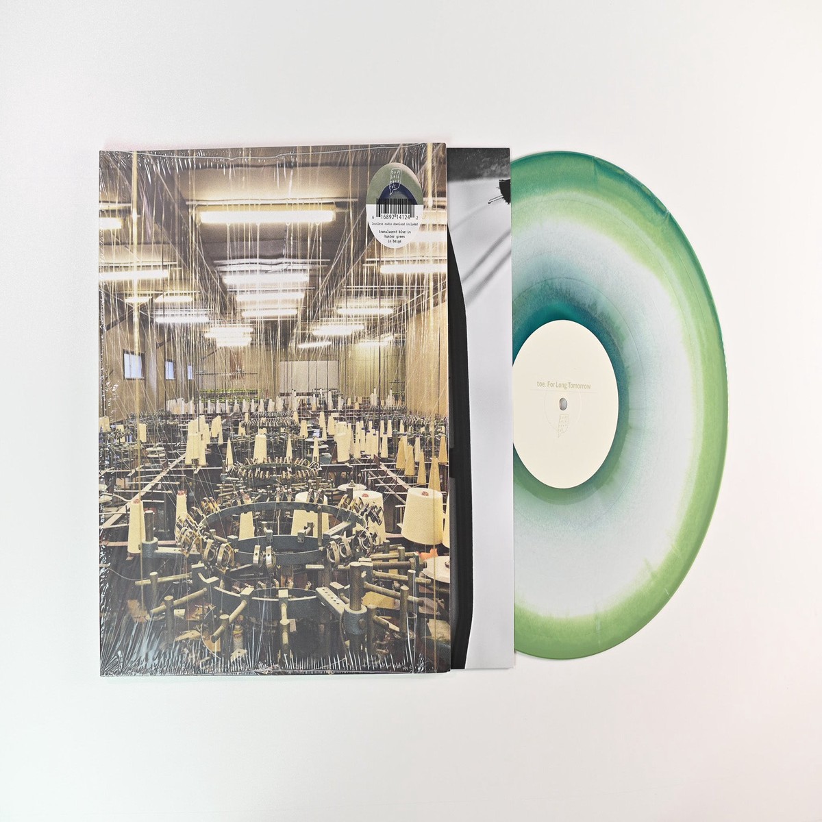 toe – For Long Tomorrow on Topshelf Navy Sage in Cream Reissue