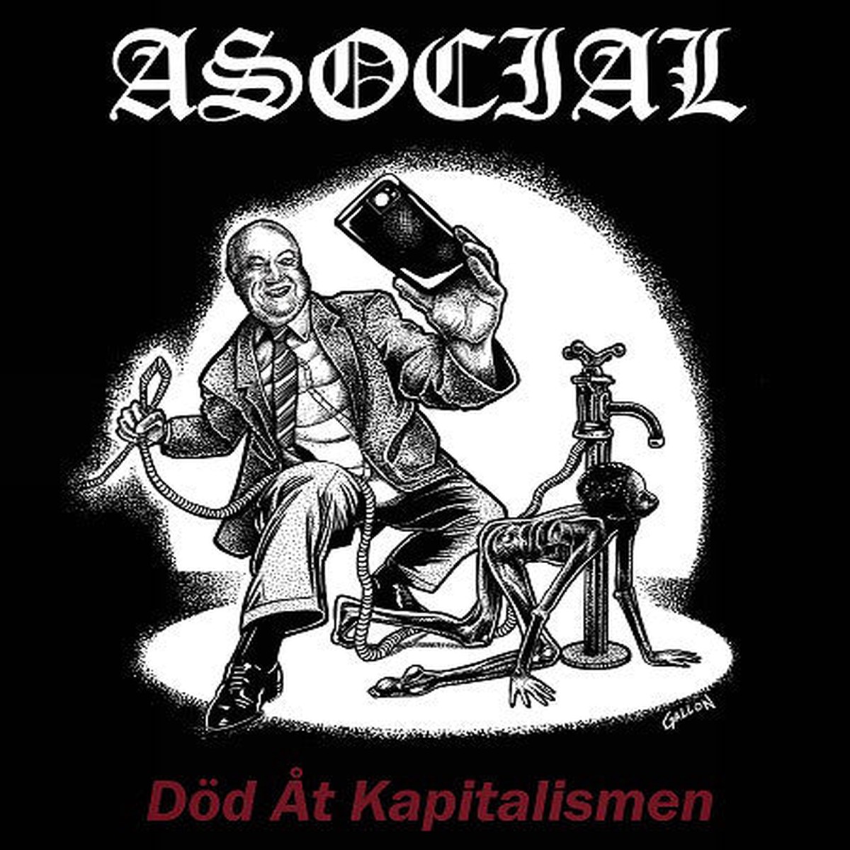 Asocial - Dd t Kapitalismen (LP Album) - NEW